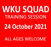WKU Squad trainuing session 10am 24 October 2021 Bristol Kararte Club dojo